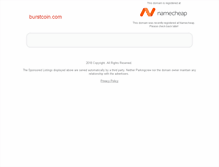 Tablet Screenshot of burstcoin.com